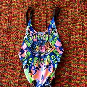 Trippy one-piece/ bathing suit 🍄
